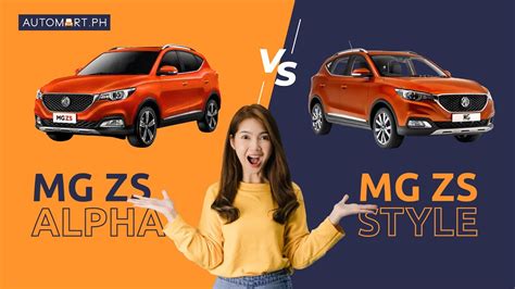 MG ZS Alpha VS MG ZS Style .